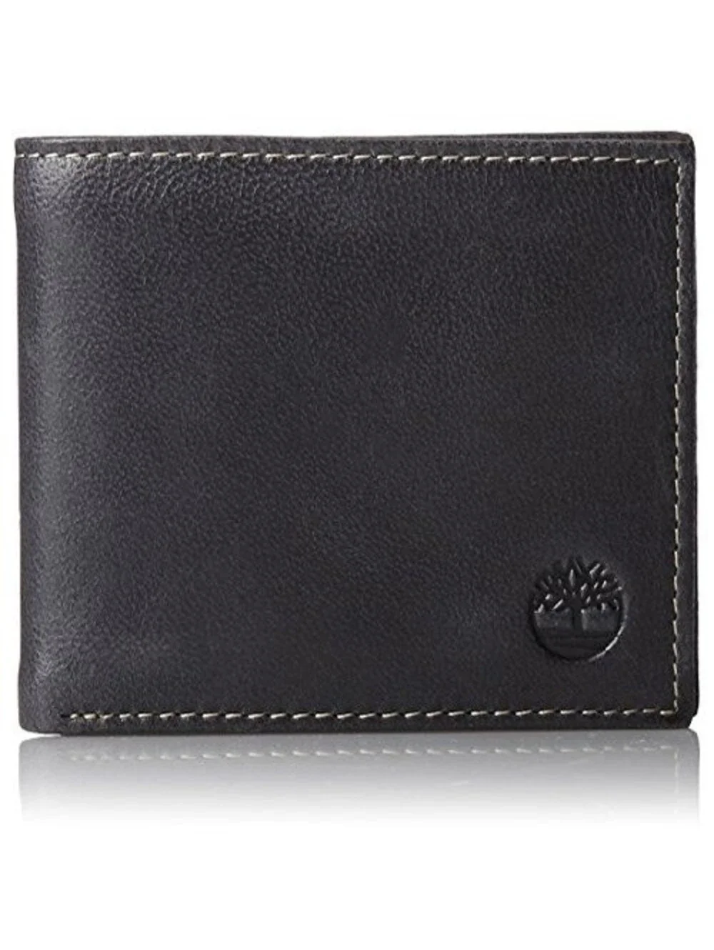 Timberland Mens Cloudy Passcase Leather Wallet Black